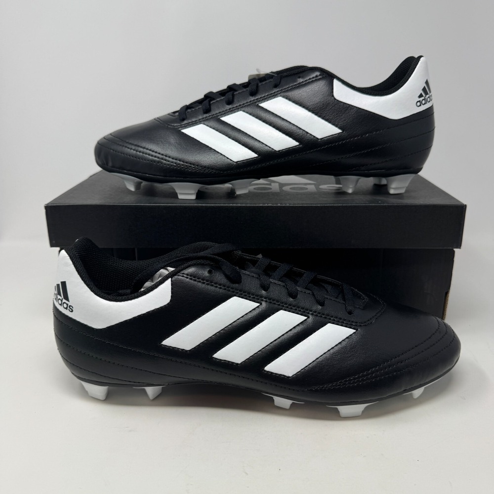 Adidas‎ Goletto VI FG Soccer Cleats Shoes Black White Red Men's Size 12